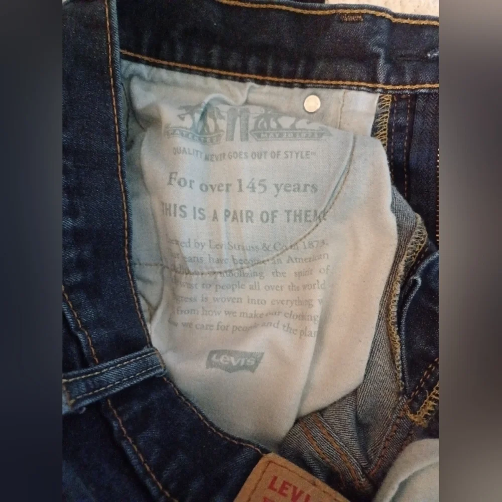 Levi's 511 Dark Wash Slim Fit Denim Jeans